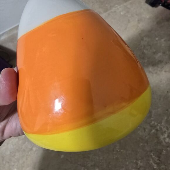 Mr. Halloween Ceramic Candy Corn With Faces Mr. Christmas Light Up Candy Corn - Picture 11 of 15